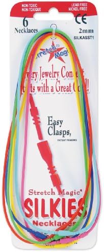 Neww Stretch Magic Silkies Necklaces 2mm 6/Pkg-Primary Neww