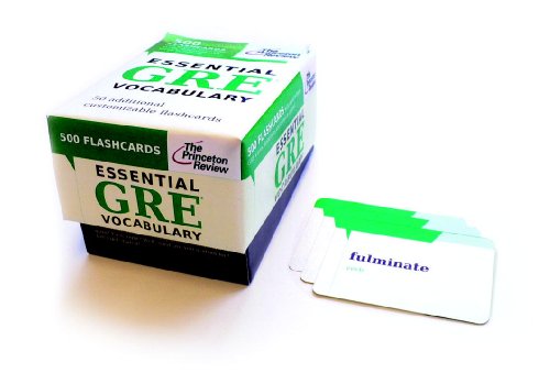 Essential GRE Vocabulary (flashcards) (Test Preparation)