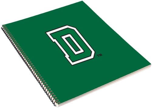 Dartmouth College Spiral Notebook w/Black Coil 'D'