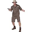 Men's Halloween Costume Bushmaster Crocodile Hunter Crocodile Dundee Steve Irwin
