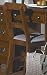 Brown, Hard Wood, Desk Chairs (Pair)