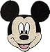 Disney Mickey Mouse Face Embroidered Iron On Movie Patch DS-360