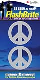 FlashBrite Reflective Patches, Peace Sign Pairs