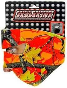 SkulSkinz Neoprene Face Mask - Orange Tree Camo