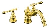 IMAGE OF Kohler K-T6906-4-PB Iv Georges Brass Deck-Mount High-Flow Bath Faucet Trim, Vibrant Polished Brass