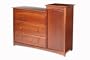 Stork Craft Beatrice Combo Tower Chest, Cognac