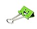 Deli Smiling Binder Clips ,1-inch Wide , Four Colors ,48 Clips Per Pack, No.8486