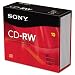 Sony 10CDRW700R//T 4X CD-RW Slim Jewel Case (10-Pack)