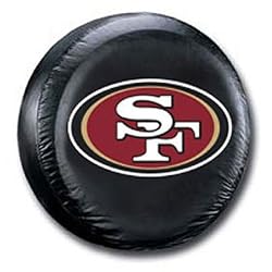 San Francisco 49ers Black Spare Tire Cover