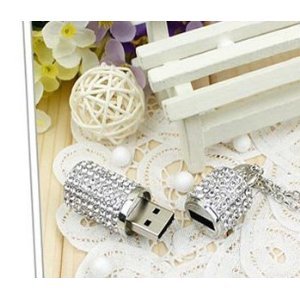 Jewelry Memory Mickey Mouse Jewelry  Lipstick Crystal Drive Case Quality Flash