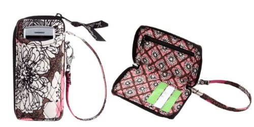 Vera Bradley All in One Wristlet in Mocha Rouge