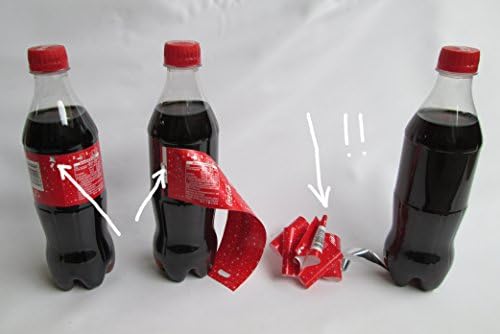 Coca-cola " Detach, Stretch, Flake! " * Pack of 6 for 500ml - 16.9fl.oz Each * [ Italian Import ]