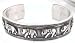 ELEPHANT March Parade Elephants Silver Tone PEWTER BRACELET