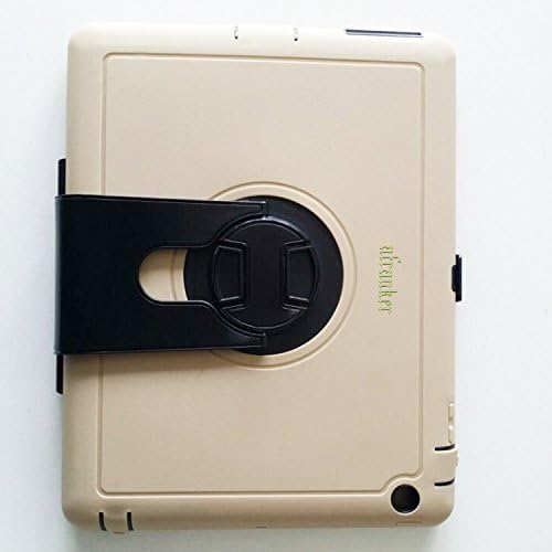 Afranker Flexible 360 Degree Rotation Back Cover Adjustable Stand Function Premium Case for Ipad 2/3/4 Gold