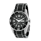 IMAGE OF Armitron Men's 204742BKBK Stainless Steel Textured Black Dial Sport Watch