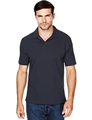 Cotton Rich Polo Shirt with Linen