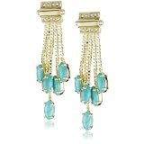 Rachel Leigh Singita Aqua Stone Drop Earrings