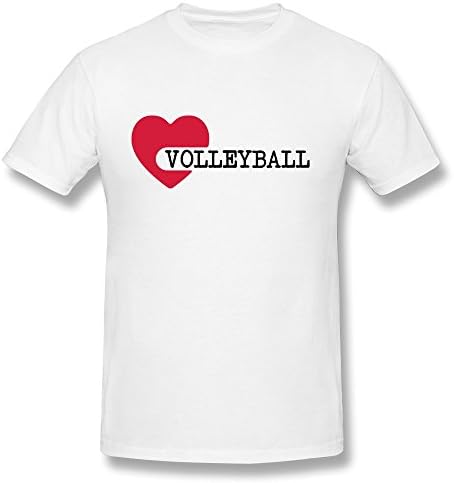 100% Cotton Couple Volleyball Tshirt For Guy - Round Neck