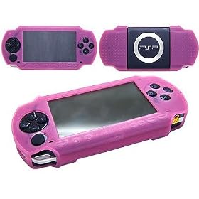 New PSP 3000 Silicon Skin Protective Cover for Sony PSP 3000 Console Playstation + Clear Screen Protector + Cloth to clean your PSP 3000