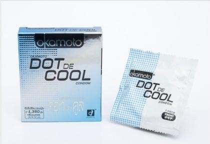 Okamoto Dot De Cool 52mm (1 box of 2 pieces)