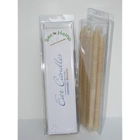 Lavender Beeswax Ear Candles 10 pk