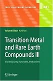 compare prices and find the best deal on rare earth metal, Transition Metal and Rare Earth Compounds III 