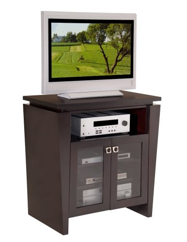 Plasma TV Stand - 36 Inch Classic Modern Entertainment Highboy for Plasma/DLP/LCD Installations - FT36TL