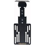 VideoSecu Under Cabinet Mount for LCD LED TV Monitor Flat Panel Flip Swivel Mount Bracket MLU01B 1KY