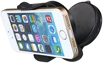 Nexcon® Car Phone Mount Universal - Custom adjustable smartphone dock cradle mounting which supports iPhone 5/5S/5C/4/4S/3/3GS/3G/5G, iPod Touch, Samsung Galaxy S2/S3/S4/Ace, GS3, SGS3, Small GPS Nav System, HTC, Sony, Android/Droid, Nokia, LG, Motorola, Nexus - Hands free mobile cell phone device holder play kit accessories & gadget as smart new classic portable docking station for your cellphone handsfree operation on windshield window, windscreen - Powerful suction cup with sticky bottom for easy plug on dashboard
