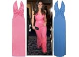BLUE OR PINK PRINCESS KATIE style maxi long evening wedding dress 1/2 PRICE j-LO JENIFER LOPEZ INSPIRED CELEBRITY SALE maxi Elegant Long Size 8, 10 or 12 FULL LENGTH PROM DEBS BRIDESMAID SLIM PENCIL SHAPE BANDAGE WAIST – mail us the size you want AND COLOUR 8, 10 or 12 OR 14