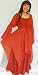 Batik RUST DRESS PEASANT LAYER RENAISSANCE Fits - 2X 3X 4X - K137S