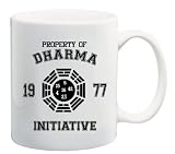 Rikki Knight Property of Dharma Initiative Photo Quality 11 oz Ceramic Coffee Mug cup