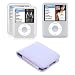 TeckNet MT-085 New IPOD NANO Crystal CASE, MT-086 White SILICONE Case and MT-083 White Leather Case BRAND NEW -White