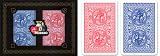 Modiano 100% Plastic Italian Playing Cards - Golden Trophy Deluxe- Poker Size Super Index