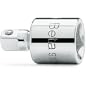 Beta 910/15 3/8" Female and 1/4" Male Drive Adaptor Socket, with Chrome Plated