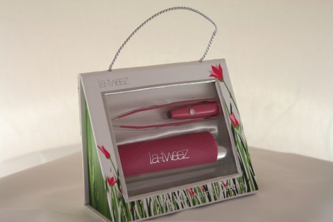 La Tweez Pinzette mit LED - Licht und Swarowski-Kristall in Pink Preisvergleich