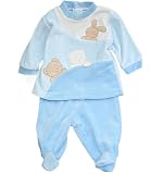 Girandola Blue Skies Veour Top and Trouser Set, Trouser Sets, Baby boy