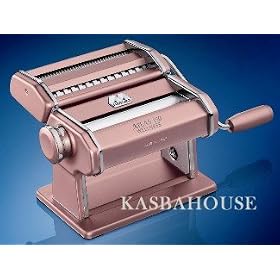 Pasta Machine - Designer Deluxe Atlas Wellness Pasta Machine - Pink by Atlas