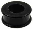 SMALL BLACK SILICONE ACRYLIC PLUG 7/16" - Sold Individually