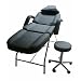 New Massage Table Bed Chair Beauty Barber Chair Facial Tattoo Chair Salon Equipment Includes Stool