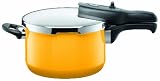 Silit 8205173314 Sicomatic T-Plus Schnellkochtopf 4,5 Liter crazy yellow ohne Einsatz