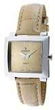 Peugeot Women's 708TN Silver-Tone Tan Leather Strap Watch