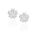 Jewelry : 10K White Gold 1/4 ct. Diamond Cluster Earrings