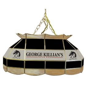 Trademark Killian's 28-Inch Stained Glass Pool Table Lamp