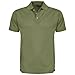 Green with Sleeve Label Double Mercerized Breathable Golf Polo Shirt