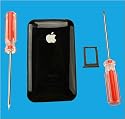 FREE Opening tool & Sim Tray! Brand New Jet BLACK Back Housing /Facia /Fascia /Cover/ Case for Apple iPhone 3G 8GB 16GB (2nd Generation) More than 50% DISCOUNT!