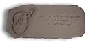 KayBerry Cast Stone Small Garden Bench Angel Leave a path 37020