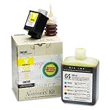 ~:~ EASTMAN KODAK ~:~ 2081633 Ink  Cartridge Kit, 2 Bottles of Ink/1 Empty Cartridge, Yellow