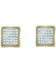 0.25CTW DIAMOND MICRO PAVE EARRINGS