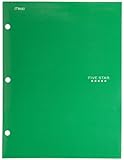 Five Star Folder, 4-Pocket, Green (72091)